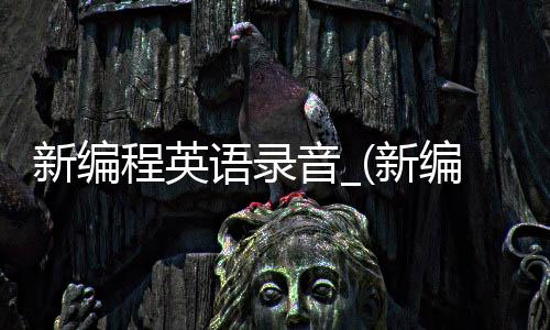 新编程英语录音_(新编英语教程录音)