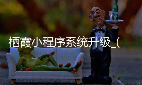 栖霞小程序系统升级_(微信小程序系统升级要多久)