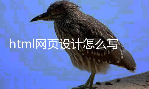 html网页设计怎么写广告的简单介绍